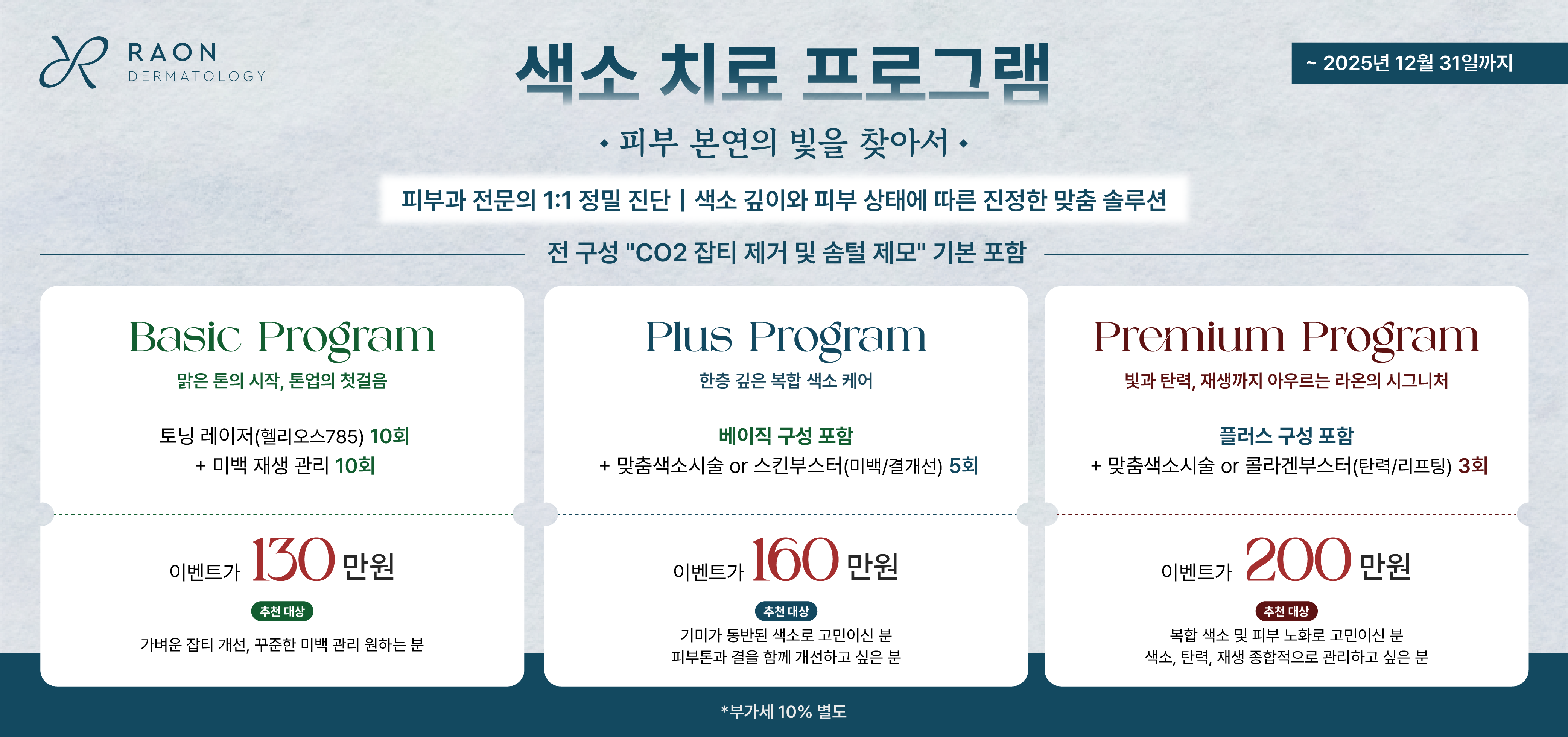 색소 치료 프로그램